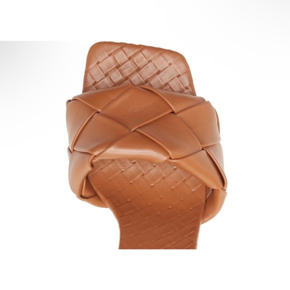 BrandNew Vince Camuto Nappa Leather Brelanie Braided Strap Sandal Brown 36 - Picture 6 of 8